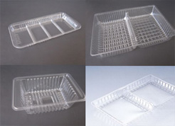 Various trays for dry matter